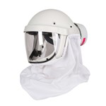 Gentex PR05802-G-0A2  PF50 ESM+ Bump Cap Grey - HE Filter - Internal Switch Only - Integrity 1800 Single Bib Neck Cape