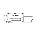 Metcal STTC-506 - STTC 500 Series Bevel Soldering Tip Cartridge - 0.4 mm (0.016")